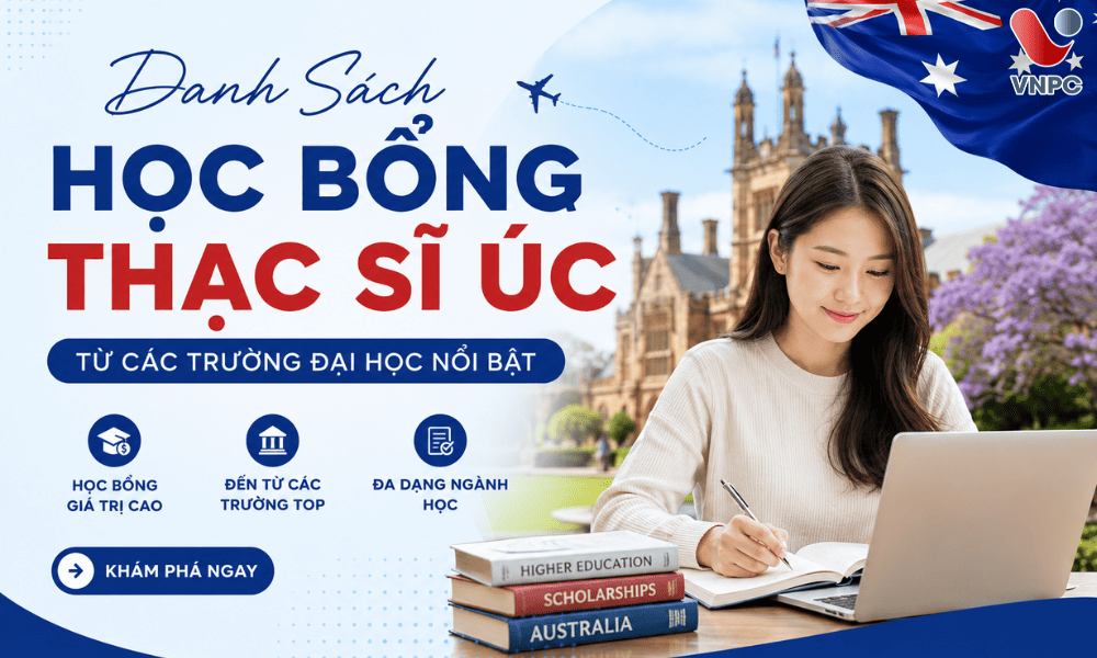 Học Bổng Du Học Úc Thạc Sĩ
